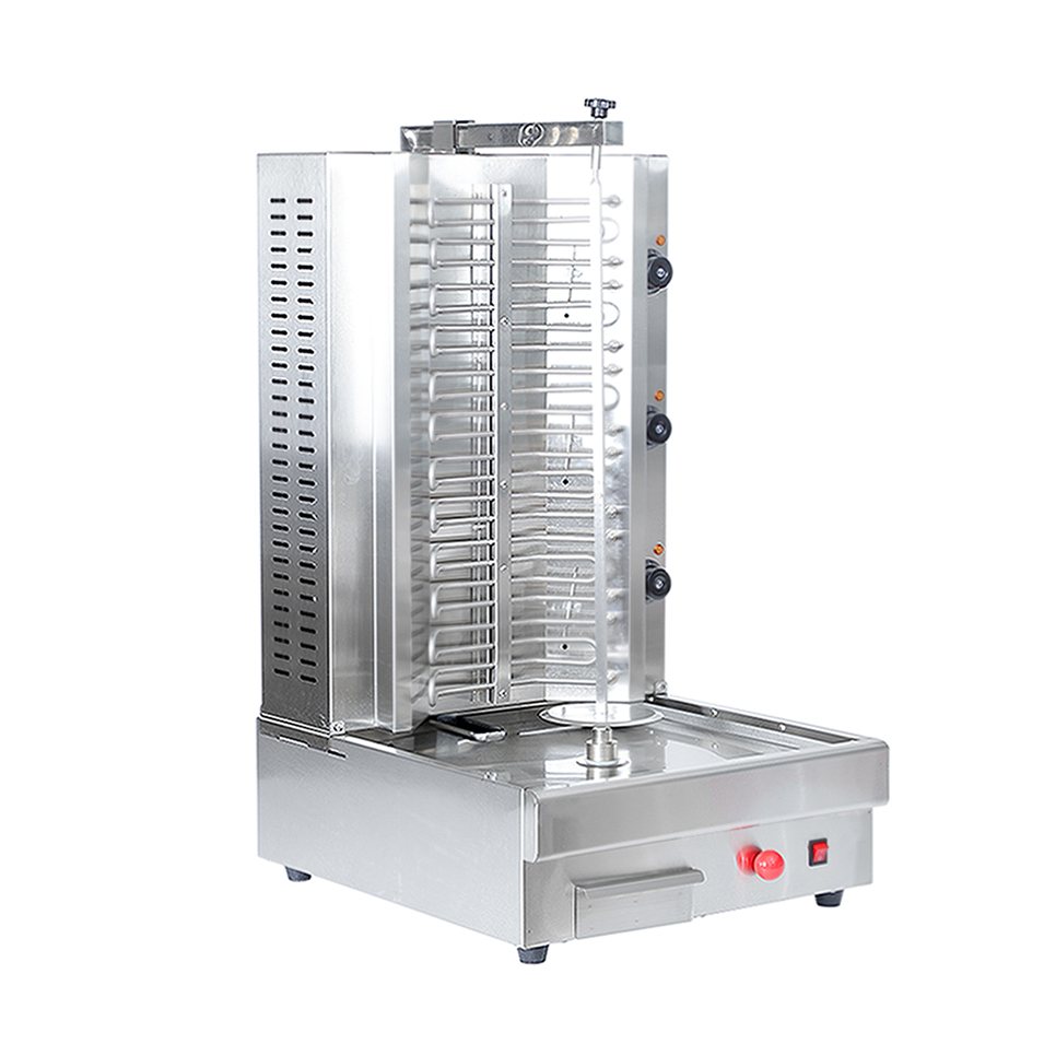 Kebab Shawarma Machine - 業務用電気ドネルケバブシャワルマグリルマシン 9.9KW 380V プロ仕様縦型肉焼き器 レストランケータリング用
