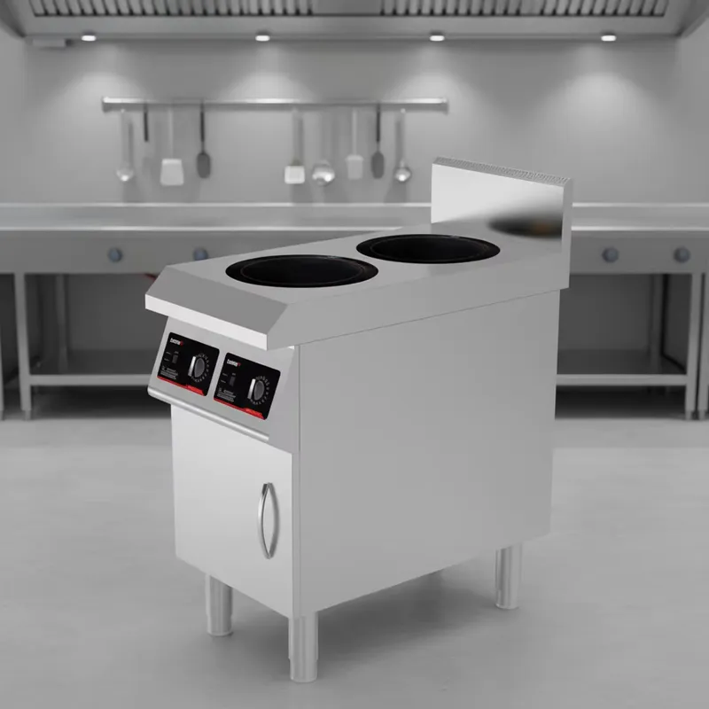 5000W業務用デュアルバーナーIHクックトップ、ステンレス - Range Commercial Kitchen のレビューと価格