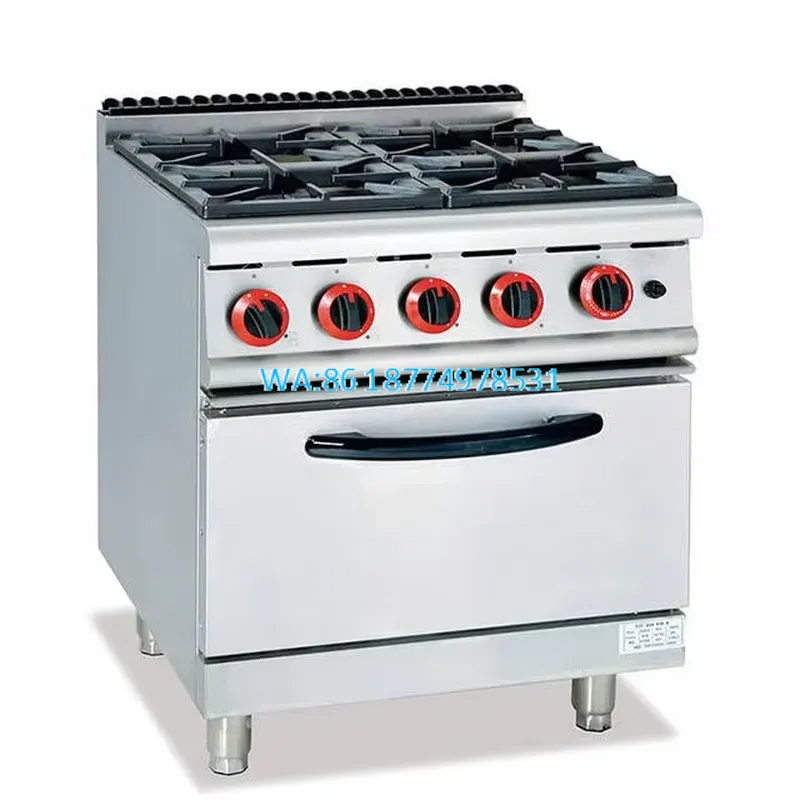 Wmwmnu製、業務用4口ガスコンロ（オーブン付き）、レスト - Range Commercial Kitchen のレビューと価格