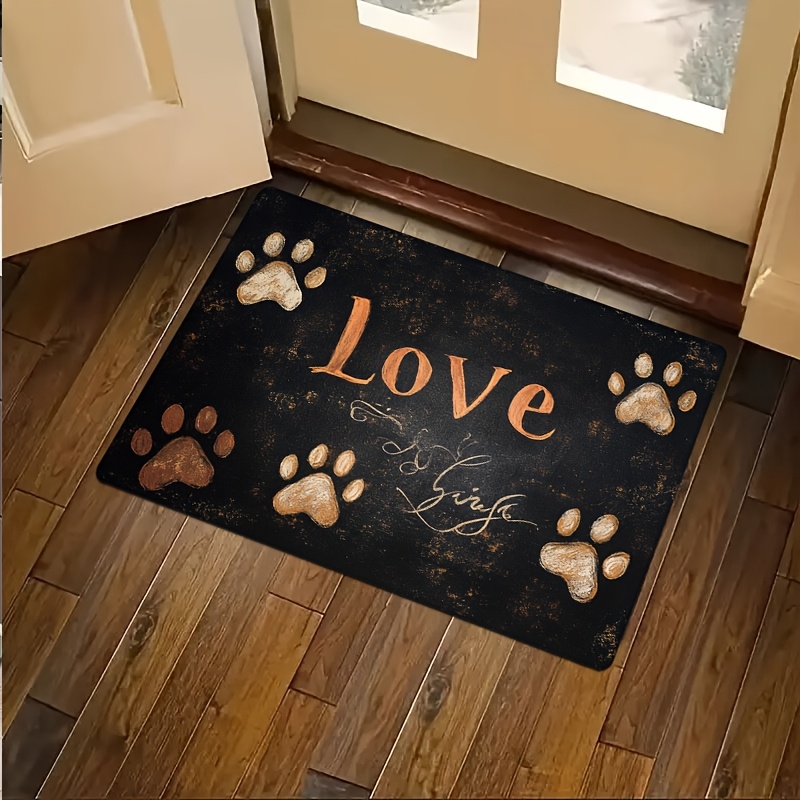 猫犬の足跡パターンキッチンカーペットマットラグ家の装飾ヴィン - Commercial Kitchen Designer のレビューと価格