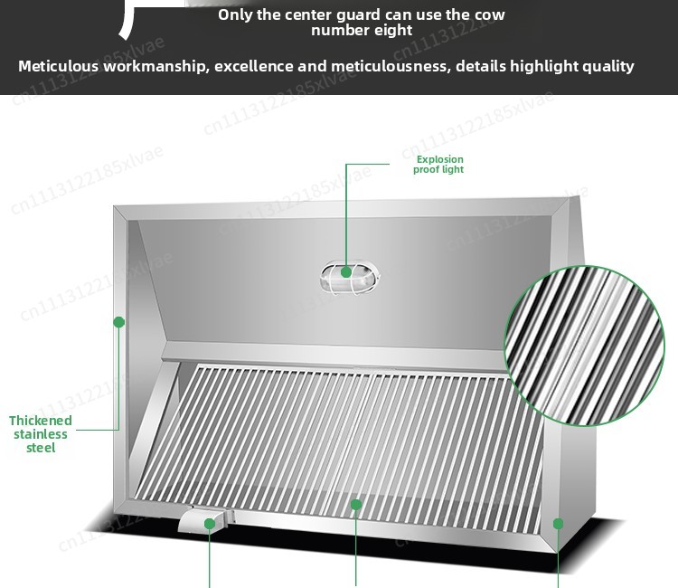 厚みのあるステンレス製フュームフード、強力な業務用レンジフー - Range Commercial Kitchen のレビューと価格