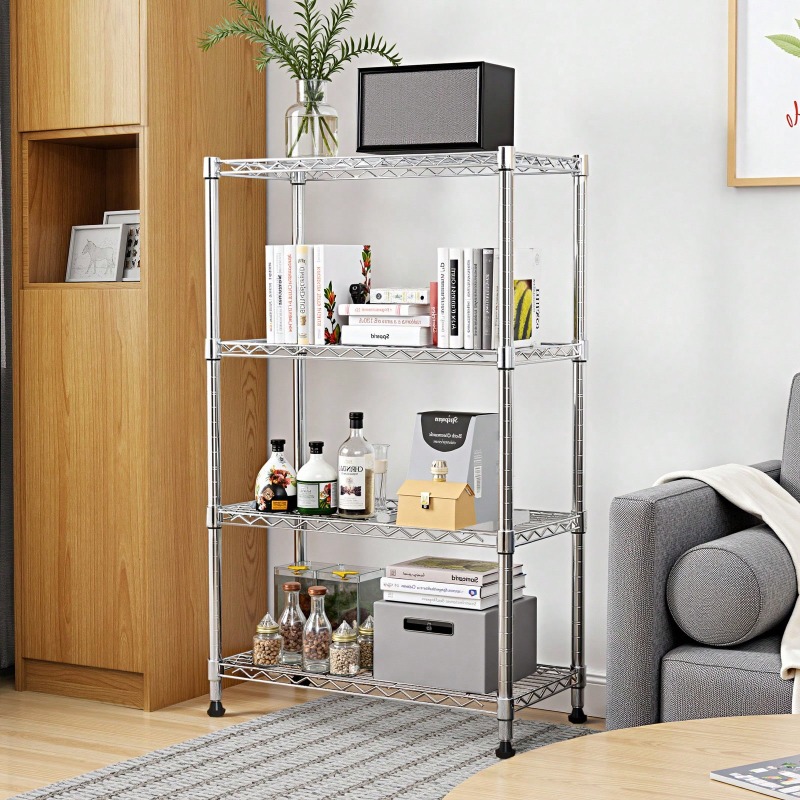 1000ポンド耐荷重の業務用ワイヤーシェルフユニット、4段シ - Commercial Kitchen Designer のレビューと価格