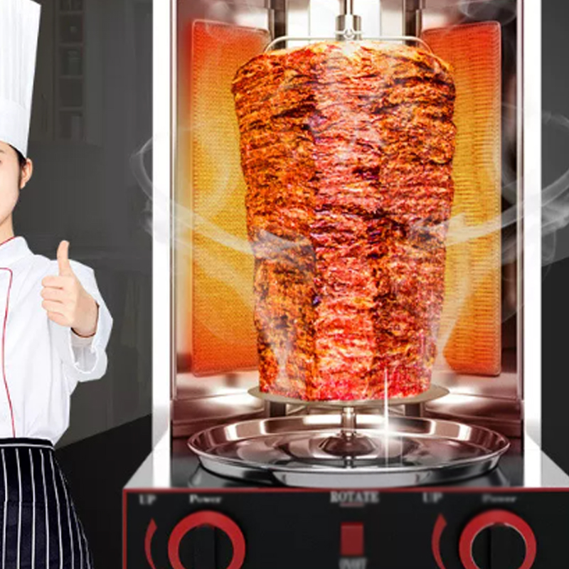 縦型電気式バーベキュー・ケバブグリル機、ガス式シャワルマグリ - Kebab Shawarma Machine のレビューと価格