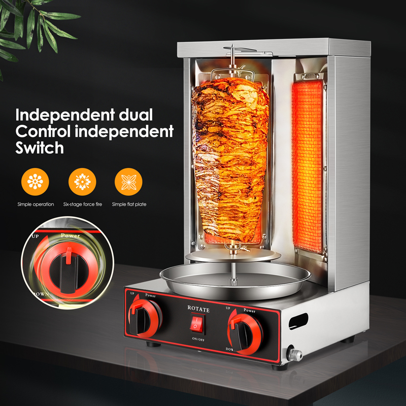 縦型電気式バーベキュー・ケバブグリル機、ガス式シャワルマグリ - Kebab Shawarma Machine のレビューと価格