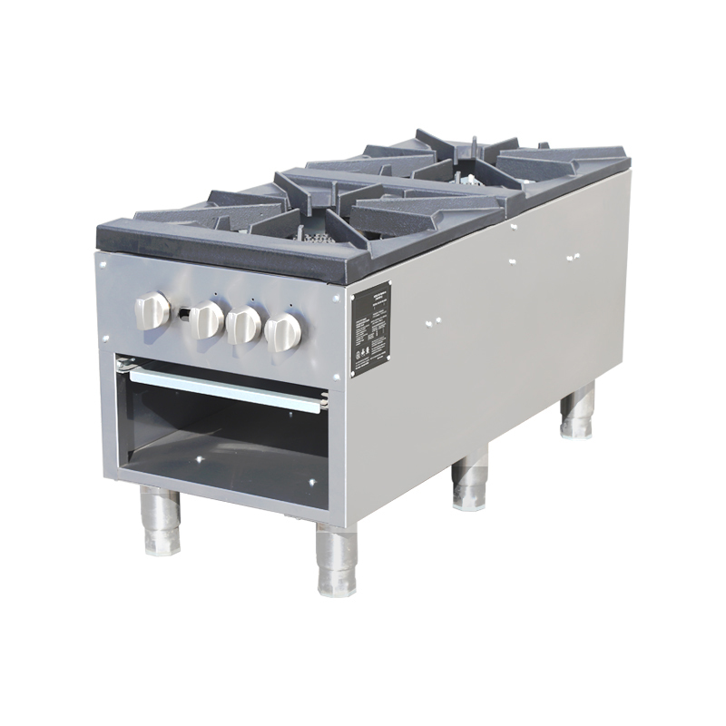 業務用厨房プロ仕様ストックポットレンジ2バーナー工業用コンロ - Range Commercial Kitchen のレビューと価格