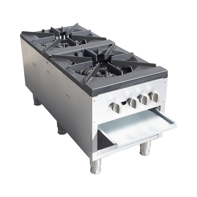 業務用厨房プロ仕様ストックポットレンジ2バーナー工業用コンロ - Range Commercial Kitchen のレビューと価格